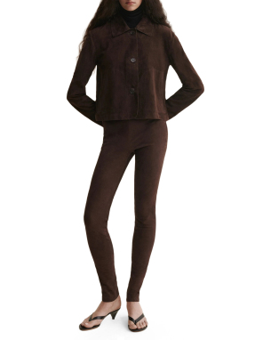 ΓΥΝΑΙΚΕΙΟ SUEDE JACKET EMY | Καφέ MUD BROWN EU 40