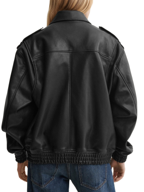ΓΥΝΑΙΚΕΟ ΔΕΡΜΑΤΙΝΟ JACKET ASTRA | Μαύρο BLACK EU 34