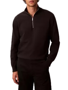 ΑΝΔΡΙΚΟ HALF-ZIP ΠΟΥΛΟΒΕΡ | Μαύρο L