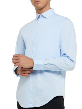 ΑΝΔΡΙΚΟ ΠΟΥΚΑΜΙΣΟ ESSENTIALS | Γαλάζιο EU 41