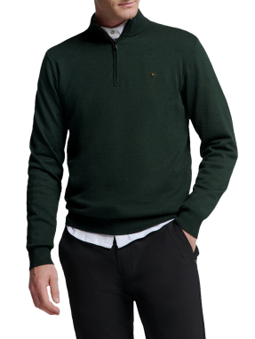 ΑΝΔΡΙΚΟ ΠΛΕΚΤΟ HALF-ZIP | Πράσινο XXL