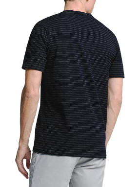 ΑΝΔΡΙΚΟ ΡΙΓΕ T-SHIRT | Μπλε Σκούρο L