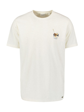 ΑΝΔΡΙΚΟ T-SHIRT SLUB COCKTAIL | Εκρού M