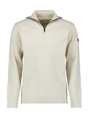ΑΝΔΡΙΚΟ HALF-ZIP ΠΟΥΛΟΒΕΡ | Εκρού XL