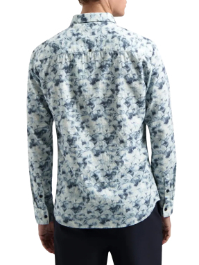 ΑΝΔΡΙΚΟ ΠΟΥΚΑΜΙΣΟ ΜΕ ΣΧΕΔΙΟ | Μπλε Ανοιχτό XXL