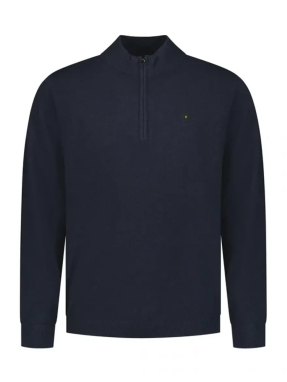 ΑΝΔΡΙΚΟ HALF-ZIP ΠΟΥΛΟΒΕΡ | Μπλε Σκούρο XL