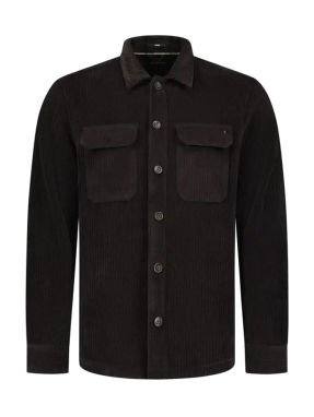 ΑΝΔΡΙΚΟ OVERSHIRT ΠΟΥΚΑΜΙΣΟ | Καφέ Σκούρο XXL