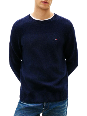 ΑΝΔΡΙΚΟ ΜΑΛΛΙΝΟ ΠΟΥΛΟΒΕΡ | Μπλε Σκούρο XL