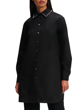 ΓΥΝΑΙΚΕΙΟ ΠΟΥΚΑΜΙΣΟ ΜΕ ΛΟΓΟΤΥΠΟ | Μαύρο EU 42