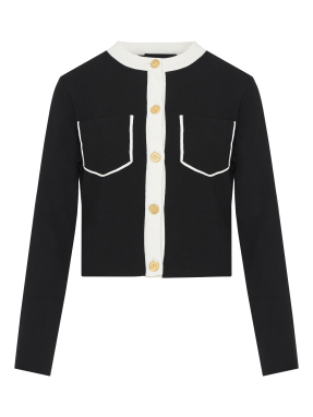 ΓΥΝΑΙΚΕΙΑ ΠΛΕΚΤΗ ΖΑΚΕΤΑ | Μαύρο M