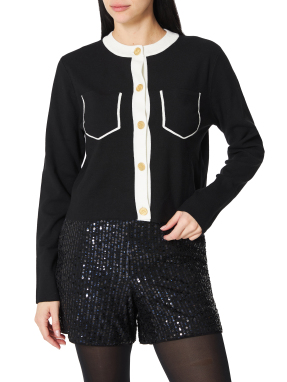 ΓΥΝΑΙΚΕΙΑ ΠΛΕΚΤΗ ΖΑΚΕΤΑ | Μαύρο M