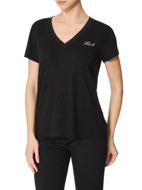 ΓΥΝΑΙΚΕΙΟ T-SHIRT | Μαύρο M