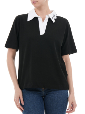 ΓΥΝΑΙΚΕΙΑ POLO ΜΠΛΟΥΖΑ | Μαύρο XS