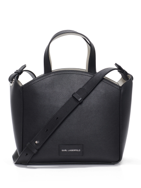 ΓΥΝΑΙΚΕΙΑ ΔΕΡΜΑΤΙΝΗ ΤΣΑΝΤΑ ΧΕΙΡΟΣ K/CIRCLE SM | Μαύρο