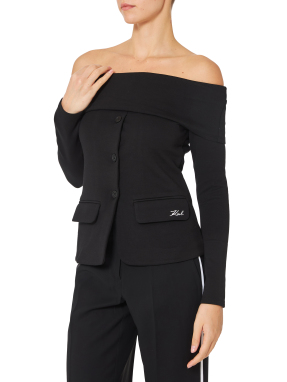 ΓΥΝΑΙΚΕΙΟ OFF - SHOULDER ΤΟΠ | Μαύρο S