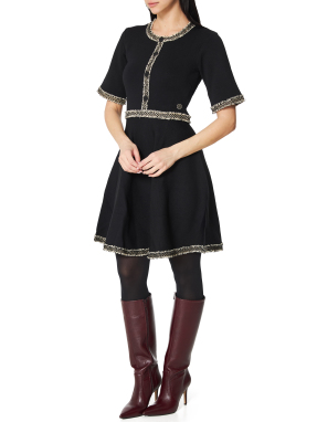 ΜΙΝΙ ΠΛΕΚΤΟ ΦΟΡΕΜΑ | Μαύρο M