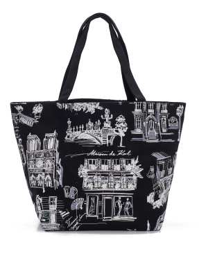 ΓΥΝΑΙΚΕΙΑ ΤΣΑΝΤΑ ΩΜΟΥ ΔΙΠΛΗΣ ΟΨΕΩΣ K/SKETCH | Μαύρο