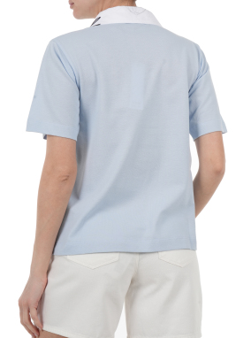 ΓΥΝΑΙΚΕΙΑ POLO ΜΠΛΟΥΖΑ | Γαλάζιο S