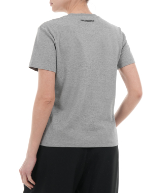 ΓΥΝΑΙΚΕΙΟ T-SHIRT ΜΕ ΤΥΠΩΜΑ | Γκρι XS