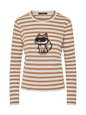 ΓΥΝΑΙΚΕΙΑ ΜΠΛΟΥΖΑ ΜΕ ΡΙΓΕ ΜΟΤΙΒΟ | Μπεζ M