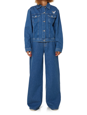 ΓΥΝΑΙΚΕΙΟ DENIM ΜΠΟΥΦΑΝ | Μπλε M