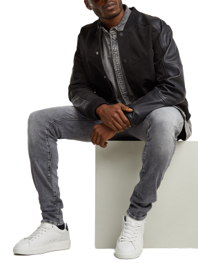 ΑΝΔΡΙΚΟ DENIM ΠΟΥΚΑΜΙΣΟ | Γκρι L