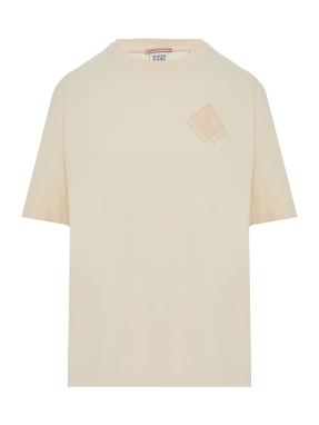 ΓΥΝΑΙΚΕΙΟ T-SHIRT GARMENT-DYED | Ροζ Ανοιχτό S