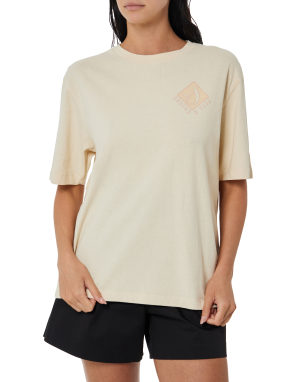 ΓΥΝΑΙΚΕΙΟ T-SHIRT GARMENT-DYED | Ροζ Ανοιχτό S