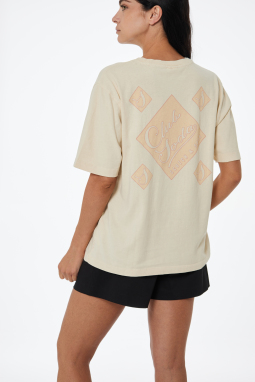 ΓΥΝΑΙΚΕΙΟ T-SHIRT GARMENT-DYED | Ροζ Ανοιχτό S