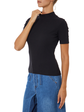 ΓΥΝΑΙΚΕΙΟ T-SHIRT | Μαύρο L