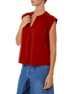 ΓΥΝΑΙΚΕΙΑ ΑΜΑΝΙΚΗ ΜΠΛΟΥΖΑ | Κόκκινο M