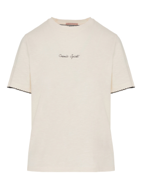 ΓΥΝΑΙΚΕΙΟ T-SHIRT | Εκρού S