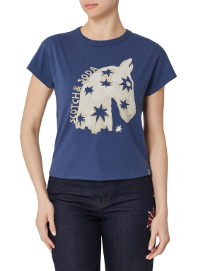 ΓΥΝΑΙΚΕΙΟ T-SHIRT | Μπλε Σκούρο S