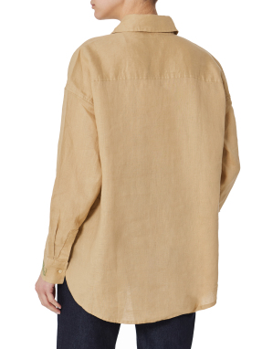 ΓΥΝΑΙΚΕΙΟ ΛΙΝΟ ΠΟΥΚΑΜΙΣΟ | Μπεζ EU 38