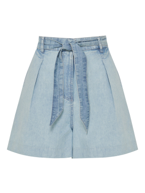 ΓΥΝΑΙΚΕΙΟ DENIM SHORTS | Γαλάζιο S