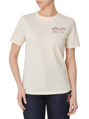 ΓΥΝΑΙΚΕΙΟ T-SHIRT | Εκρού S