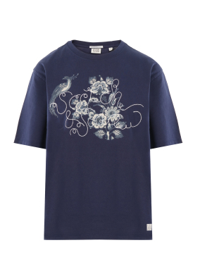 ΓΥΝΑΙΚΕΙΟ T-SHIRT | Μπλε Σκούρο S