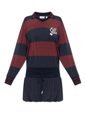 ΜΙΝΙ POLO STRIPED INTERLOCK ΦΟΡΕΜΑ | Ριγέ  S