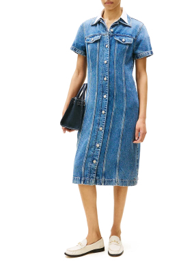 ΜΙΝΤΙ DENIM ΦΟΡΕΜΑ | Μπλε EU 36