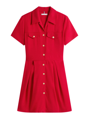 ΜΙΝΙ ΦΟΡΕΜΑ ΜΕ ΚΟΥΜΠΙΑ | Κόκκινο EU 36