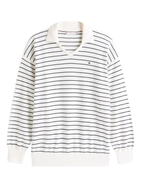 ΓΥΝΑΙΚΕΙΑ ΜΑΚΡΥΜΑΝΙΚΗ POLO ΜΠΛΟΥΖΑ | Ριγέ