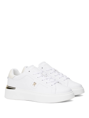 ΓΥΝΑΙΚΕΙΑ ΔΕΡΜΑΤΙΝΑ COURT SNEAKERS | Λευκό 37