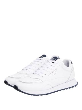 ΑΝΔΡΙΚΑ ΔΕΡΜΑΤΙΝΑ SNEAKERS | Λευκό 44