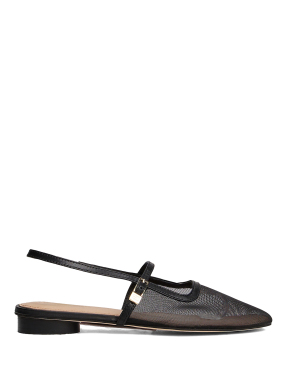 ΓΥΝΑΙΚΕΙΕΣ MESH SLINGBACK ΜΠΑΛΑΡΙΝΕΣ | Μαύρο 37