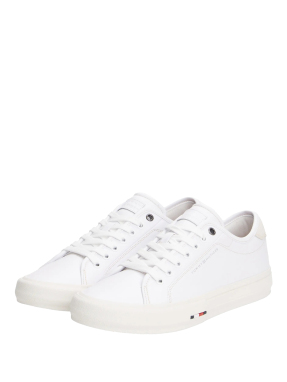 ΑΝΔΡΙΚΑ ΔΕΡΜΑΤΙΝΑ SNEAKERS | Λευκό 46