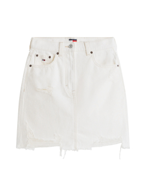 ΜΙΝΙ DENIM ΦΟΥΣΤΑ | Λευκό 26