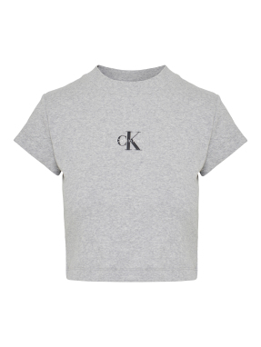 ΓΥΝΑΙΚΕΙΟ CROPPED T-SHIRT | Γκρι S