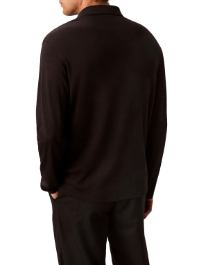 ΑΝΔΡΙΚΗ ΜΑΚΡΥΜΑΝΙΚΗ POLO ΜΠΛΟΥΖΑ | Μαύρο XL