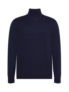 ΑΝΔΡΙΚΟ ΜΑΛΛΙΝΟ ΖΙΒΑΓΚΟ | Μπλε Σκούρο S