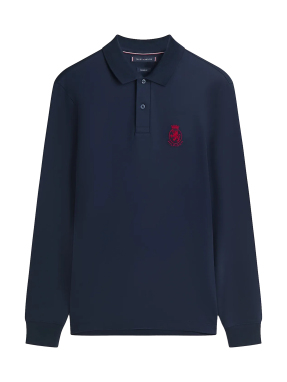ΑΝΔΡΙΚΗ POLO ΜΑΚΡΥΜΑΝΙΚΗ ΜΠΛΟΥΖΑ | Μπλε Σκούρο L
